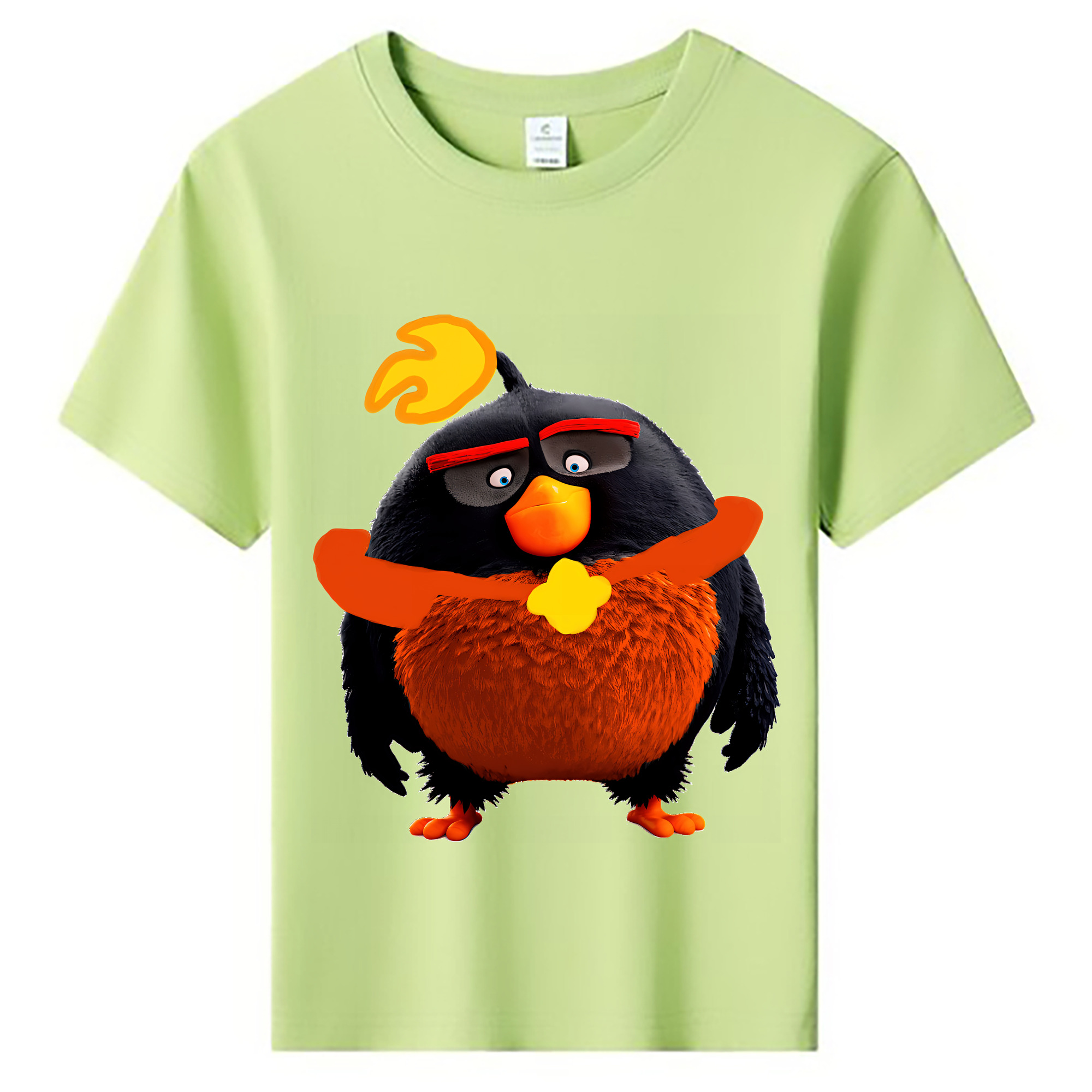 （画像用） Angry Birds アングリーバード 綿100％キッズTシャツ（フロントプリント）